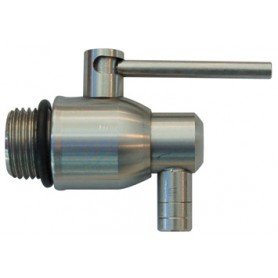 STAINLESS STEEL TAP FOR CAPALDO 1/2 LEVER CONTAINER