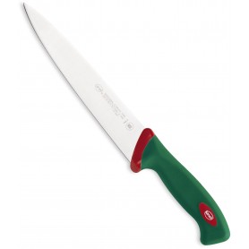 SANELLI PREMANA KNIFE FOR SLAUGHING GREEN AND RED HANDLE CM. 22