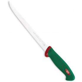 SANELLI PREMANA KNIFE TO FILLET FISH GREEN AND RED HANDLE CM. 22
