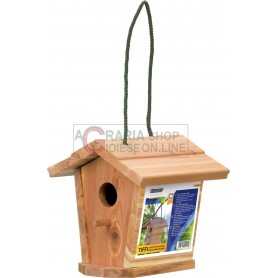 STOCKER TIFFI HOUSE FOR BIRDS IN STURDY WOOD CM. 17 x 17 xh 17.5