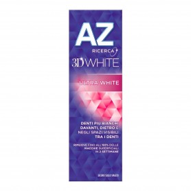 AZ 3D WHITE ULTRA WHITE TOOTHPASTE 65 AND 10 ML.