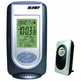 DIGITAL THERMOMETER BAROMETER WITH WIRELESS WIRELESS REMOTE