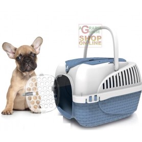 Carrier for Dogs and Cats Bama Tour Blue cm. 52x33x34h