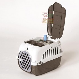 Carrier for Dogs and Cats Bama Tour Tortora cm. 52x33x34h