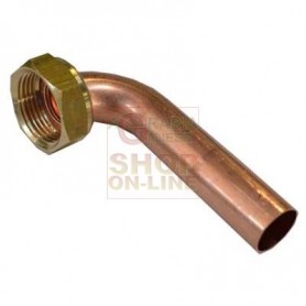 CURVED COPPER TUBE FOR BOILERS MM. 14 X MM. 180 1/2 INCH