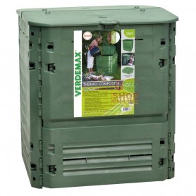 VERDEMAX COMPOSTER COMPOSTER CONTAINER FOR COMPOSTING