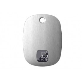 EVA DIGITAL STAINLESS STEEL KITCHEN SCALE WITH TIMER KG. 5
