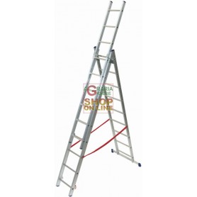 FACAL LADDER ALUMINUM STYLE TYPE 3 RAMPS 11 + 11 + 11