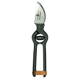 Vineyard scissors burnished handles with leather closure cm. 25