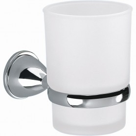 GEDY ART. GE10 GENZIANA CUP HOLDER IN CHROME STEEL