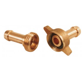 BRASS JOINT 3 PIECES 1/2 X 8 MM.