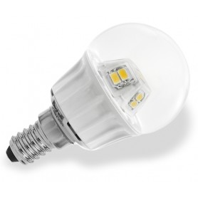 BEGHELLI LED LAMP 56070 BALL E14 W4,0 TRANSPARENT WARM LIGHT