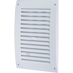 VENTILATION GRILLE IN ABS WITH CLOSURE AND NET MM. 150 X 150
