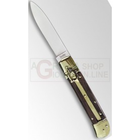 LINDER SNAP KNIFE BRASS AND WOOD HANDLE 305120