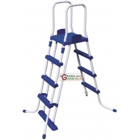 BESTWAY 58331 SAFETY LADDER FOR STURDY POOLS HEIGHT CM.122