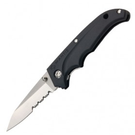 MANTIS KNIVES FOLDING KNIFE BLACK PLASTIC HANDLE MKN MT3