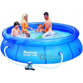 BESTWAY SELF-SUPPORTING POOL ROUND CM. 305x76h WITH FILTER PUMP