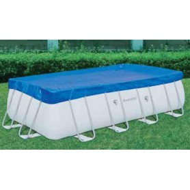 BESTWAY TOP COVER POOL COVER WITH FRAME DIAM. CM. 671X396 MOD.