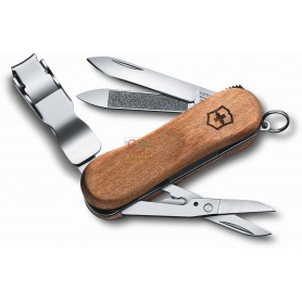 VICTORINOX NAIL CLIPS WOOD 580 WOODEN HANDLE WITH NAIL SIZE