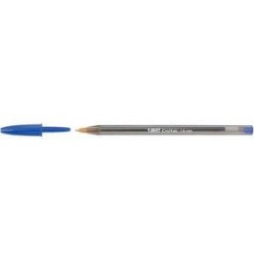 BIC Cristal fine tip pen in blue metal