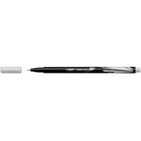 BIC INTENSITY PEN WITH SYNTHETIC POINT GRAY MM. 0.4