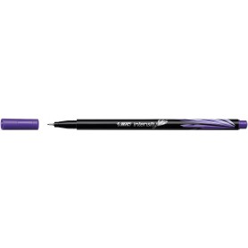 BIC INTENSITY PEN WITH SYNTHETIC POINT PURPLE MM. 0.4