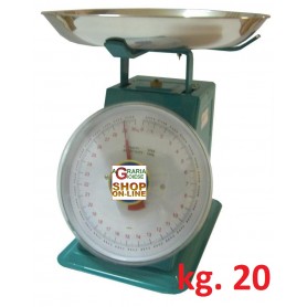 OLD STYLE HOME SCALE WITH ALUMINUM PLATE KG. 20