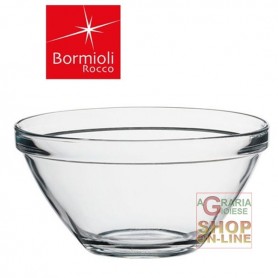 BORMIOLI GLASS SALAD BOWL POMPEII CL 206 DIAM. 17