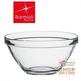 BORMIOLI GLASS SALAD BOWL POMPEII CL 245 DIAM. 23