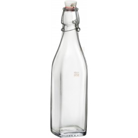 Bormioli Rocco Swing bottle mechanical cap in glass water ml.