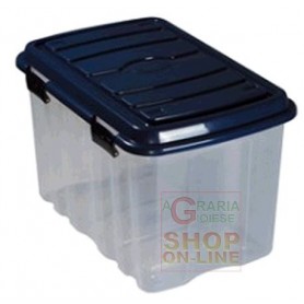 BOX BOX IN PLASTIC WITH LID AND WHEELS LT. 54