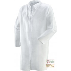 COATS WITH ZIPPER IN PLP GR 40 WHITE COLOR TG M XXL