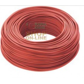 1-POLE ELECTRIC CABLE SECTION 1 X 1,5 RED MT. 100