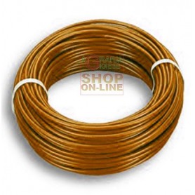 ELECTRIC CABLE UNIPOLAR SECTION 1 X 2,5 BROWN MT. 100