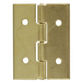 BRASS STEEL HINGES REMOVABLE PIN mm. 15x10 box of pcs. 20