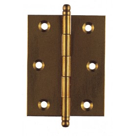 BRASS HINGES REMOVABLE PIN mm. 50x40 blister packs of pcs. 2