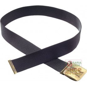BELT IN TEXTILE BAND WITH GBTINC BUCKLE COLOR BLACK