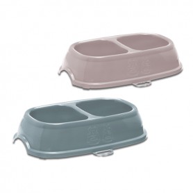 Break 13 plastic bowl for dogs and cats with Double Compartment