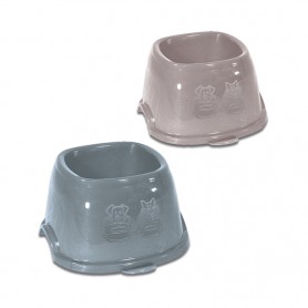 Break 9 plastic bowl for dogs and cats cm. 19x19x11h. Ml. 700