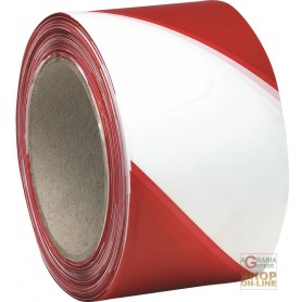 EXTENDABLE SIGN TAPE COLOR WHITE RED