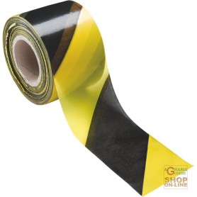 SIGN TAPE IN YELLOW BLACK BOX