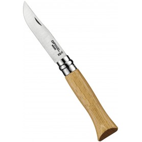 OPINEL CHENE KNIFE STAINLESS STEEL BLADE OAK HANDLE N. 6