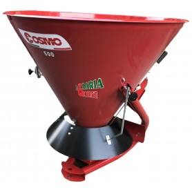 COSMO FERTILIZER SPREADER COMPLETE WITH GRID LIMITER AND