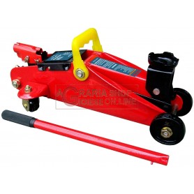 HYDRAULIC TROLLEY RATCHET TWO TONS WITH CASE TONS. 2 JACKS FOR