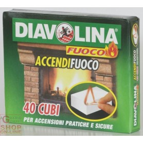 DIAVOLINA FIRE LIGHTER 40 CUBES ART. 15300