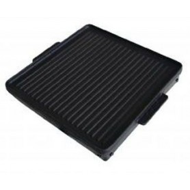SMOOTH AND STRIPED NON-STICK TEFLON COATED CAST IRON PLATE CM.