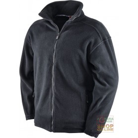 100% POLYESTER FLEECE WITH ZIPPER AT THE BOTTOM COLOR BLACK TG