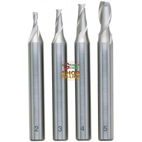 PROXXON 24610 SERIES SHAPED CUTTERS 4 PIECES mm. 6 FROM 2 TO 5