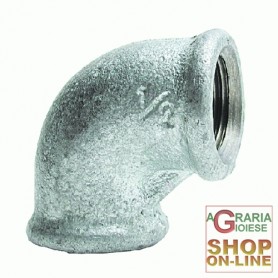 ELBOW FITTING IN GALVANIZED CAST IRON MALLEABLE TO EN 10242 1-1